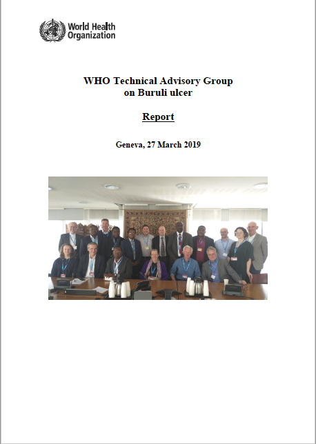 WHO Technical Advisory Group on Buruli ulcer - Meeting report 2019