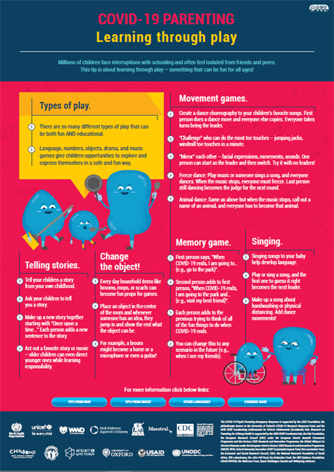 COVID-19 Parenting - Learning through play