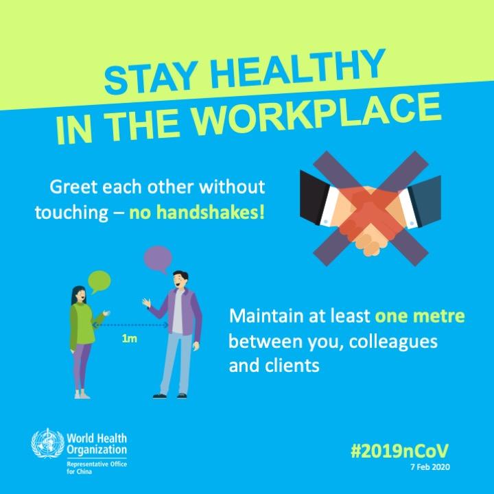 Stay healthy in the workplace 3